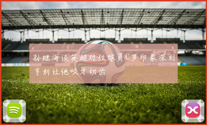 孙继海谈英超对位球员C罗印象深刻亨利让他咬牙切齿